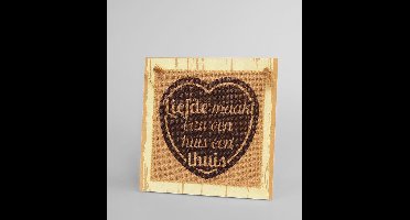 Paper Dreams Bordje Liefde 20 Cm Hout Naturel