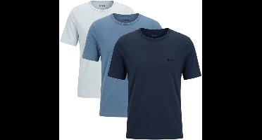 Hugo Boss heren BOSS classic 3P O-hals shirts blauw II