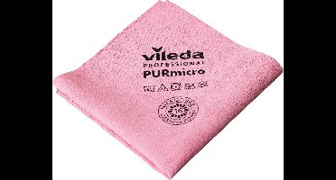 Vileda microvezeldoek Purmicro Active | pak van 5 stuks | rood