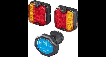 ProPlus LED aanhangerverlichting - magneten - draadloos - lange batterijduur - eenvoudig te installeren