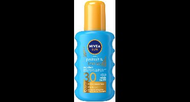 NIVEA Sun Protect & Bronze Zonnespray SPF 30 - 6 x 200 ml - Voordeelverpakking
