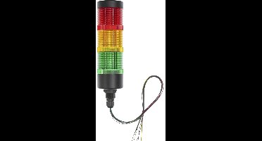 Tru Components Signaalzuil TC-HBJD-55A-D/3/RYG/24V/IP65 LED Rood, Geel, Groen