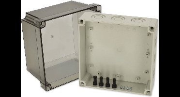 Fibox PCM 175/150 T 6016923 Universele behuizing 180 x 180 x 150 Polycarbonaat Grijs-wit (RAL 7035) 1 stuk(s)