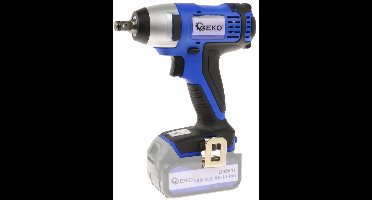 GEKO Compacte snoerloze slagmoersleutel - 18V Li-ion - 150Nm koppel - Lichtgewicht ontwerp