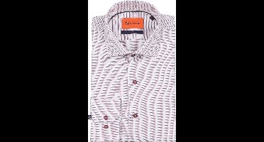 Suitable Overhemd Print Rood Hook - Overhemden Formeel