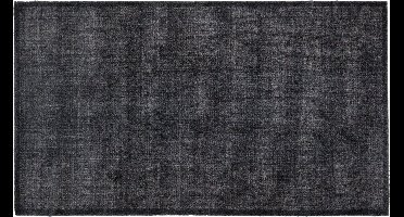 MD Entree - Design mat - Universal - Melange Anthra - Vloerkleed - Antislip - Machine wasbaar - 67 x 120 cm
