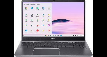 Acer Chromebook CBE595-2T-55NF Intel Core 5 120U 39,6 cm (15.6") Touchscreen Full HD 8 GB LPDDR5x-SDRAM 256 GB SSD Wi-Fi 6E (802.11ax) ChromeOS Grijs