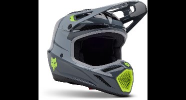 FOX V3 Divider MIPS Grijs Crosshelm - Maat S - Helm