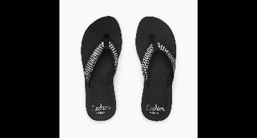 Reef BAJA ELANA BLACK/FROSTY Dames Slippers - black/frosty
