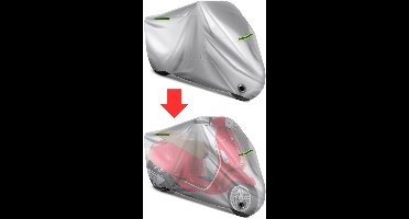 ApexArte® Motorhoes Waterdicht Buiten - Scooterhoes - Universeel - Zilver