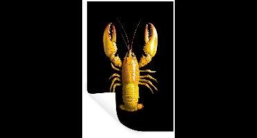 Muurstickers - Sticker Folie - Kreeft - Geel - Stippen - Effen - 20x30 cm - Plakfolie - Muurstickers Kinderkamer - Zelfklevend Behang - Zelfklevend behangpapier - Stickerfolie