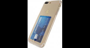 Xccess Creditcard TPU Backcover voor de iPhone 8 Plus / 7 Plus - Transparant