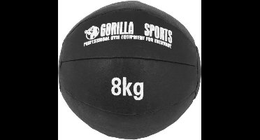 Gorilla Sports Medicijnbal - Medicine Ball - Kunstleer - 8 kg