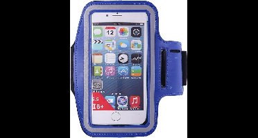 Hardloop Armband Telefoon | Geschikt voor Samsung Galaxy S20 FE S20 / S21 / S21 FE / S22 / S23 / S24 / S25 | Hardloop Armband | Sport Hardloopband | Hardloop Telefoonhouder | Donker blauw