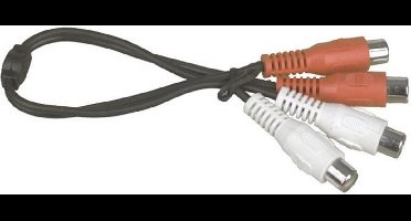 UNIVERSEEL - ADAPTER KABEL SET 2XRCA F - 2XRCA F - 0.2M