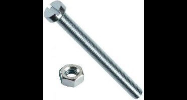 Metaalschroeven cilinderkop verzinkt m4x10mm