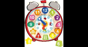 Bino Leerklok Junior 6 X 29 X 30 Cm Hout 15-delig