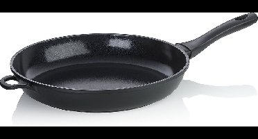 Koekenpan, 32 cm, Zwart, Non-stick, PFAS/PTFE vrij, Gegoten Aluminium - Kela | Atura