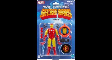Marvel Legends Retro Secret Wars Iron Man - Actiefiguur 33 cm - Vanaf 4 jaar