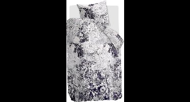 At Home by BeddingHouse Energy dekbedovertrek - Eenpersoons - 140x200/220 - Zwart Wit