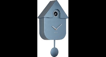 Karlsson - Wandklok Modern Cuckoo Metallic - Metallic dark blue