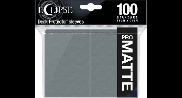 Ultra Pro - Eclipse Matte 100 Standaard Formaat Kaarthoesjes Rook Grijs Pack (66 x 91 mm)