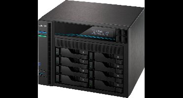 Asustor AS6508T NAS Tower Intel Atom® C3538 8 GB DDR4 0 TB ADM Zwart