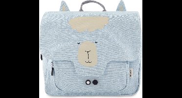 Trixie Boekentas - Mr. Alpaca - Schooltas voor Kleuter - Kleine school tas Waterafstotend - Voor Jongens en Meisjes - Blauw