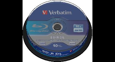 Verbatim 43746 Blu-ray BD-R DL disc 50 GB 10 stuk(s) Spindel