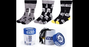 Star Wars Star Wars - Stromtrooper - Darth Vader Sokken meerkleurig one size