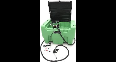 HBM 12 Volt 330 Liter benzinepomp met tank en deksel