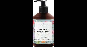 The Gift Label Handzeep 400ml – Kumquat & Bourbon Vanilla – Have A Great Day