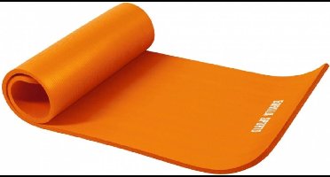 Gorilla Sports - Yogamat Deluxe 190 x 60 x 1,5 cm - Fitnessmat- Oranje