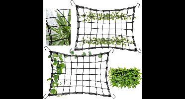 Boraboi® Elastisch Groeinet voor Optimale Plantondersteuning in Tuin en Kas