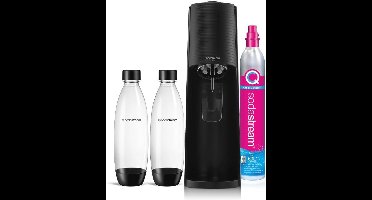 Soda Maker Terra Value Pack met 2 Flessen en CO2 Cilinder - Matzwart