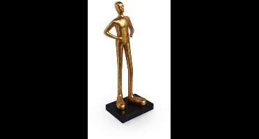Koop online Kunst Figuur 'Succesvolle Man' Goud van Mia Coppola