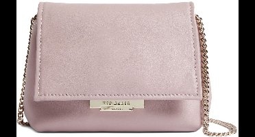 Ted Baker Leren Schoudertas Demni Crossbody Bag lt - Pink Oud roze