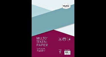 Interieur multo 23-gaats tekenpapier 120gr 50v | 5 stuks