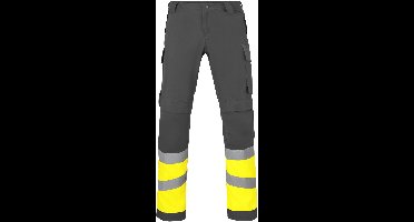 HAVEP Werkbroek Multiprotector 80570 - Charcoal/Fluo Geel - 58