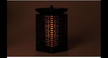 Tuinlantaarn Solar | met vlam effect | IP44 Waterdicht