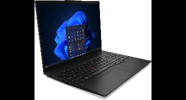 "Lenovo ThinkPad L16 Gen 2 (Intel) Intel Core Ultra 7 255U Laptop 40,6 cm (16"") WUXGA 16 GB DDR5-SDRAM 512 GB SSD Wi-Fi 6E (802.11ax) Windows 11 Pro Engels Zwart"