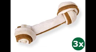 3x7 inch 17,5 cm 5 st I am duoknoop met semi-moist strip hondensnack