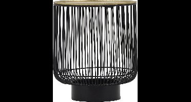 Bijzettafel - Trio Rana - Rond - 41cm - Zwart/Goud - Metaal