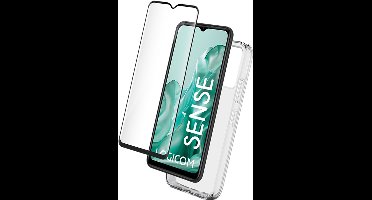 Bigben Connected, Beschermingspakket 2-in-1 Soft Shell voor Logicom SENSE en Screen Protector 9H, Transparant