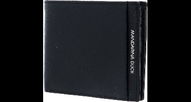 MANDARINA DUCK Leren Kaarthoes Times Credit Card Holder Black Zwart