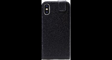 Mobilize Classic Gelly Flip Case Apple iPhone XS / X Hoesje Zwart