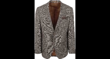 Suitable Colbert Heleen Melange Bruin - Maat 54 - Heren blazer