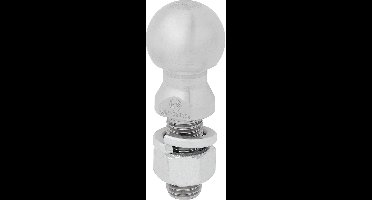 ProPlus Trekhaakkogel Recht - M24 x 55mm - E13-gekeurd - Bumper Trekhaak - Koppelkogel - Wit