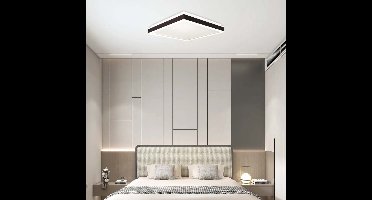 V-TAC VT-7782-B Designer plafondlampen Design plafonniÃ¨res 24W 2450lm 4000K IP20 Zwart VT-7782-B