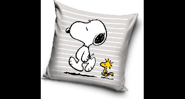 Snoopy Sierkussen, Friends - 40 x 40 cm - Polyester Polar Fleece